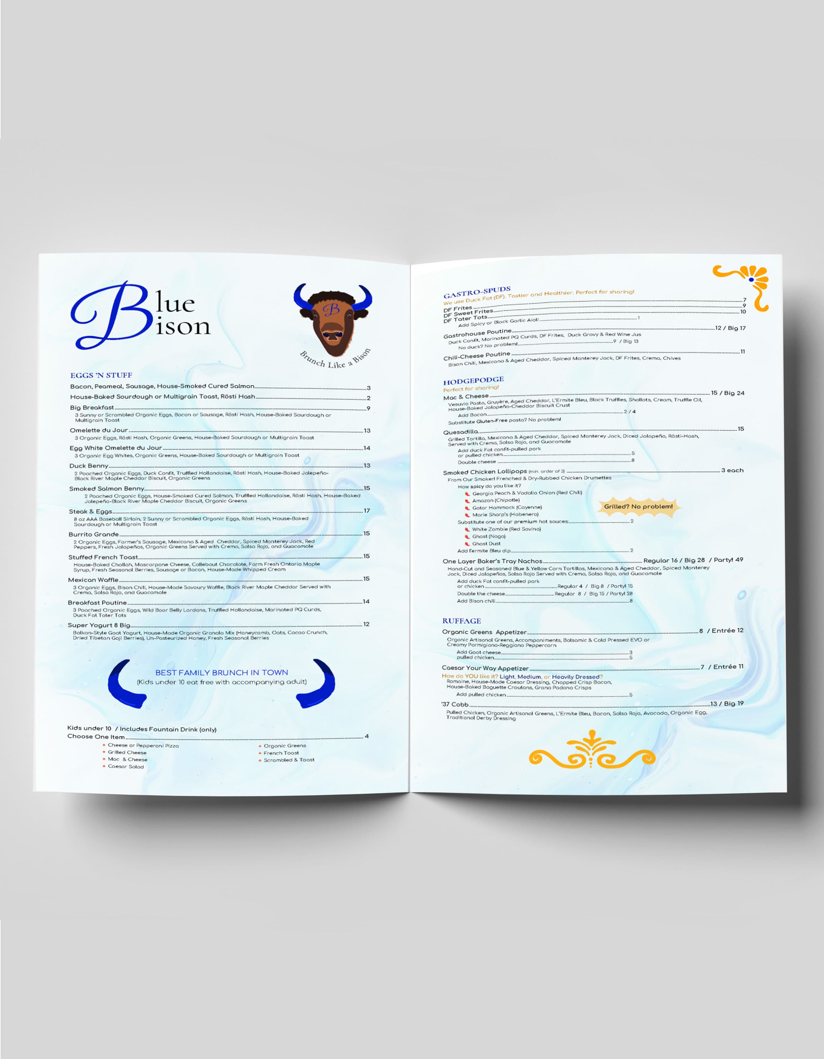 Restaurant Menu Design